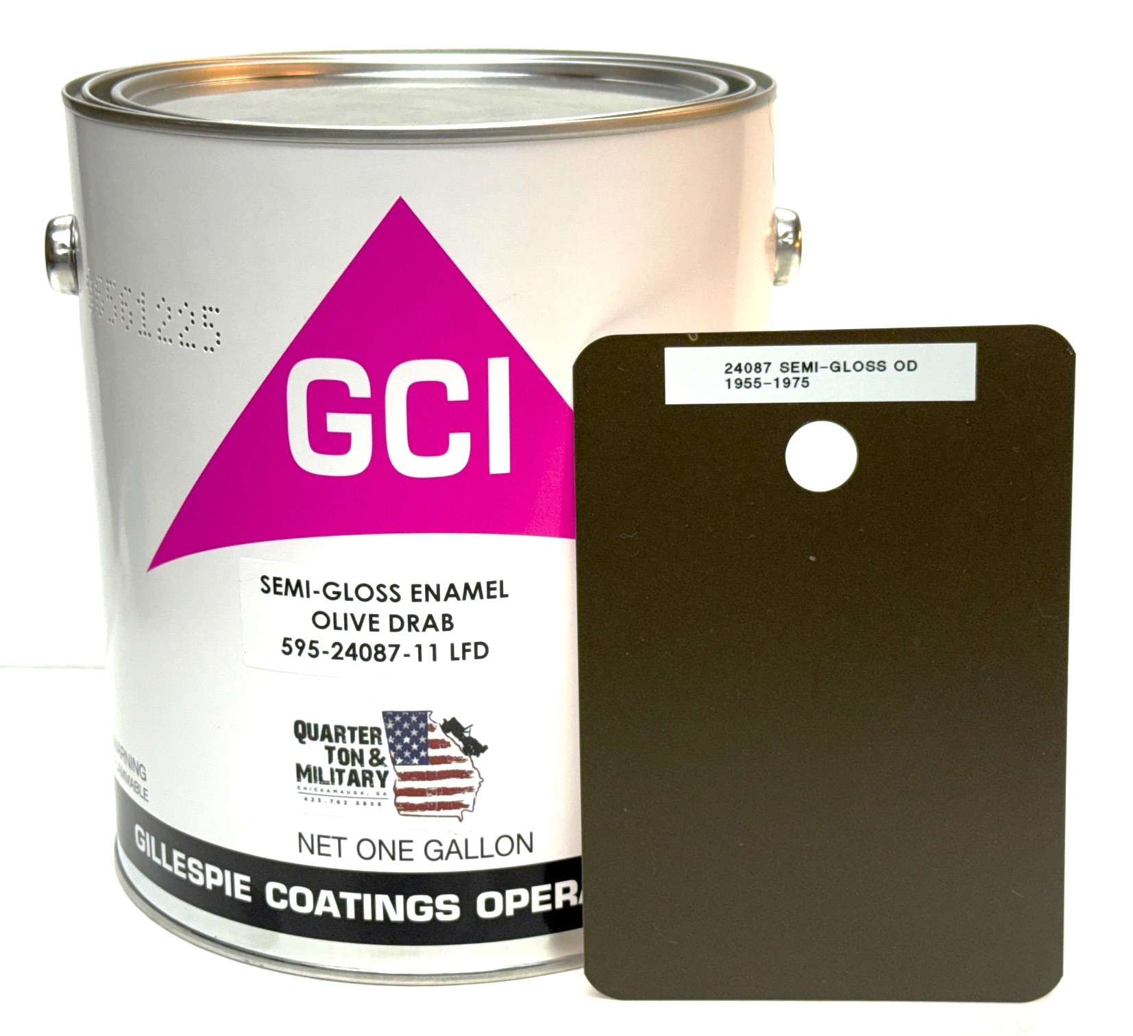 24087 Semi-Gloss OD Paint Gallon 1950-75