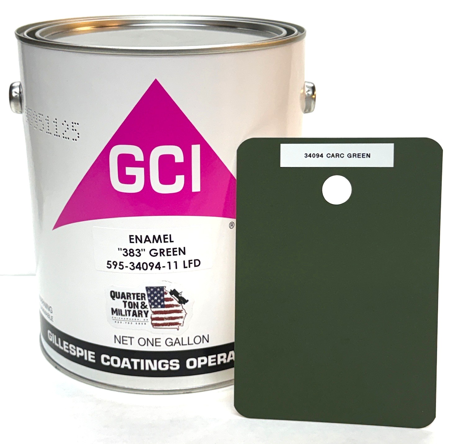 383 “CARC” or 34094 Flat Green 1 Gallon – Paint Gallons – Quarter