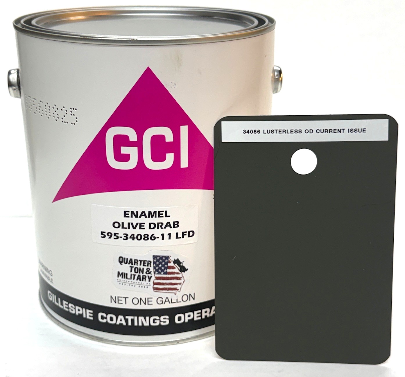 34086 Current Issue Flat Olive Drab Paint Gallon